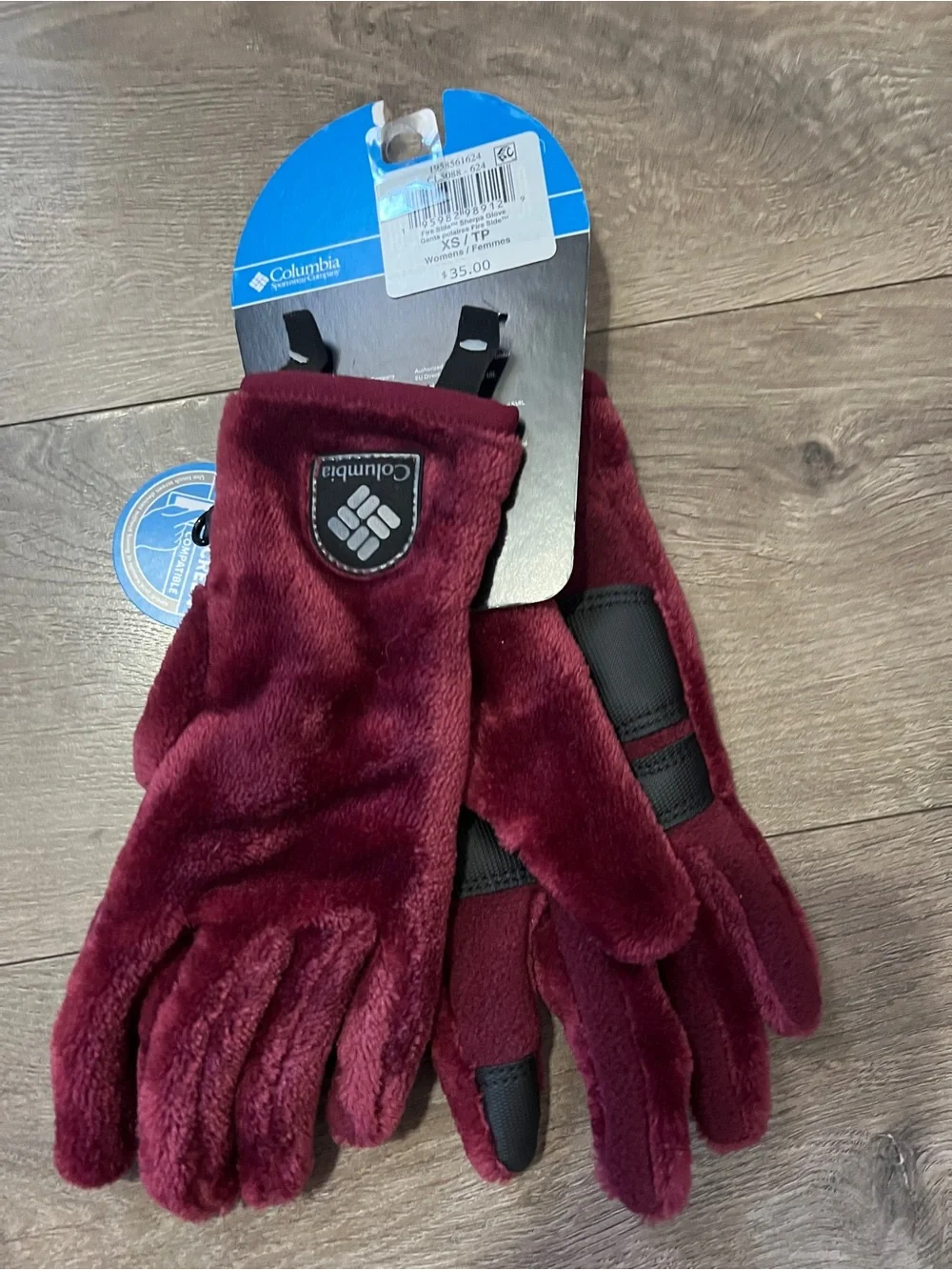 Columbia Fire Side Sherpa Gloves Size XS New